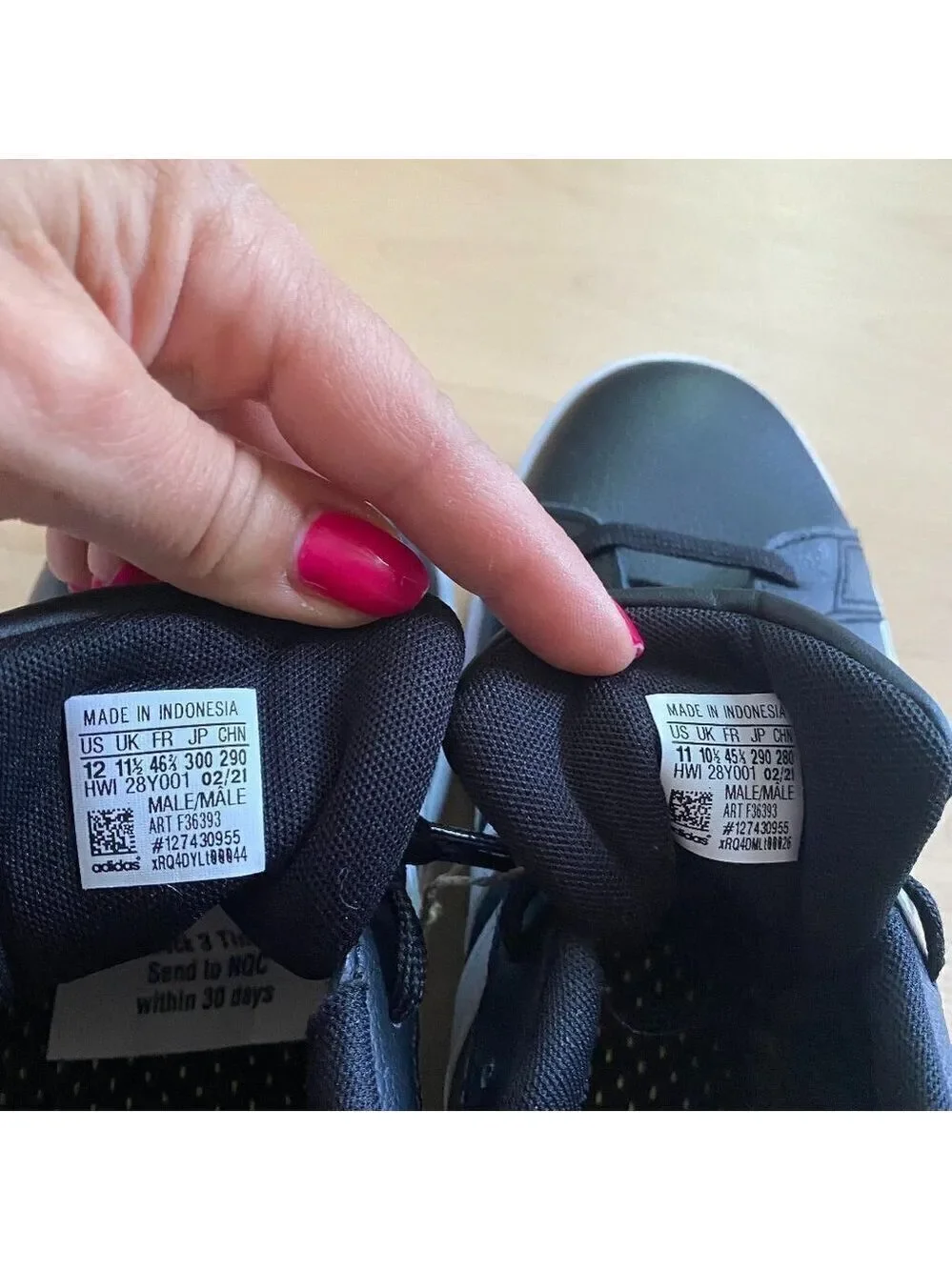 Adidas men's black 